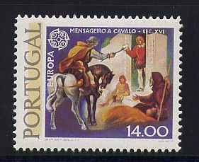 1979 - Afinsa nº 1423A. Europa CEPT. Selo de 14$00 novo SEM CHARNEIRA (**) com goma original. COM FÓSFORO. Em boas condições.