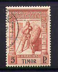 1938 - Afinsa nº 243. Império Colonial Português. Selo de 5P usado. Em boas condições.