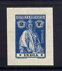 1913 - Afinsa nº 265. Ceres. PROVA NÃO DENTEADA de 2T. Sem goma. Em boas condições.