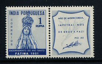 1951 - Afinsa nº 415. Ano Santo. Selo de 1R novo SEM CHARNEIRA (**) e com goma original. Em boas condições.
