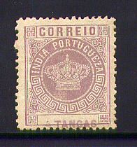 1882 - Afinsa nº 120. Coroa, valores em moeda local. Selo de 4T novo com charneira e goma original. Tipo I, denteado 12 1/2. TAXA DESLOCADA. Em boas condições.