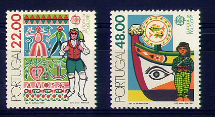 1981 - Afinsa nº 1519/20. BAIXO CUSTO. Série nova sem charneira. Goma Original. Em boas condições.