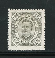 1895 - Afinsa nº 139. D. Carlos I. Selo de 1 1/2r novo sem goma. Denteado 12 1/2. Em boas condições.
