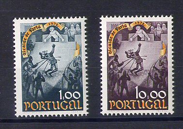 1973 - Afinsa nº 1204/05. BAIXO CUSTO. Nuno Gonçalves de Faria. Série nova sem charneira. Goma original. Em boas condições.