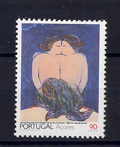 1993 - Afinsa nº 2129. BAIXO CUSTO. Europa Açores - Arte. Série nova sem charneira. Goma original. Em boas condições.