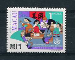 1992 - Afinsa nº 684. Tung Sin Tong. Selo de 1P novo SEM CHARNEIRA (**) e com goma original. Em boas condições.