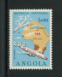 1963 - Afinsa nº 479. TAP. Selo de 1$00 novo SEM CHARNEIRA (**) e com goma original. Em boas condições.