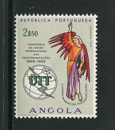 1965 - Afinsa nº 500. UIT. Selo de 2$50 novo SEM CHARNEIRA (**) e com goma original. Em boas condições.