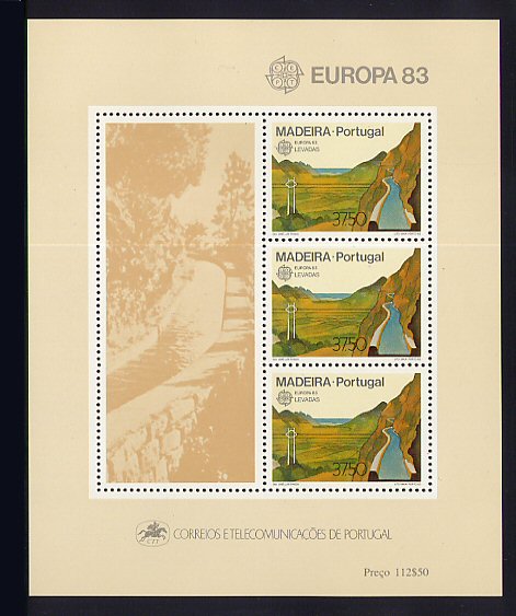 1983 - Bloco nº 57. BAIXO CUSTO. Novo sem charneira. Em boas condições.