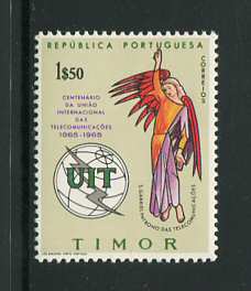 1965 - Afinsa nº 336. UIT. Selo 1$50 novo SEM CHARNEIRA (**) e com goma original. Em boas condições.