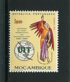 1965 - Afinsa nº 488. UIT. Selo de 1$00 novo SEM CHARNEIRA (**) e com goma original. Em boas condições.