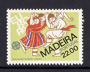 1981 - Afinsa nº 1522. BAIXO CUSTO. Europa Madeira. Série nova sem charneira. Goma original. Em boas condições.