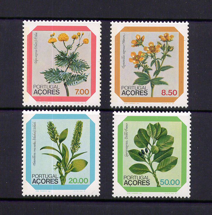 1981 - Afinsa nº 1533/6. BAIXO CUSTO. Flores dos Açores. Série nova sem charneira. Goma original. Em boas condições.