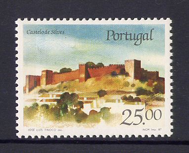 1987 - Afinsa nº 1787. BAIXO CUSTO. Castelo de Silves. Série nova sem charneira. Goma original. Em boas condições.