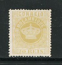 1876 - Afinsa nº 3. Tipo Coroa. Reimpressão de 1885. 20 reis sem goma como emitido. Em boas condições.