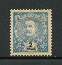 1898 - Afinsa nº 160. D. Carlos I. Selo de 2T novo sem goma. Denteado 11 1/2. Em boas condições.