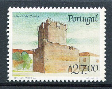 1988 - Afinsa nº 1849. BAIXO CUSTO. Castelo de Chaves. Série nova sem charneira. Goma Original. Em boas condições.