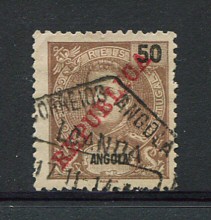 1911 - Afinsa nº 94. D. Carlos I. Selo de 50r usado. Em boas condições.