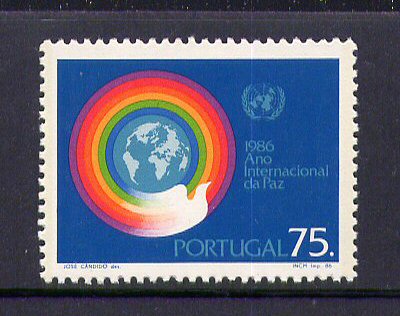 1986 - Afinsa nº 1749. BAIXO CUSTO. Paz. Série nova sem charneira. Goma Original. Em boas condições.