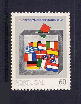 1989 - Afinsa nº 1882. Parlamento Europeu. Série nova sem charneira. Goma Original. Em boas condições.