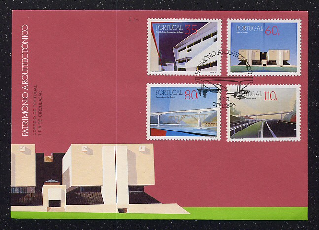1991 - FDC Afinsa 2022/5. Arquitectura. Em boas condições.