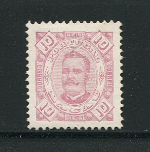 1893 - Afinsa nº 48. D. Carlos I. Selo de 10r novo sem goma como usual. Em boas condições.