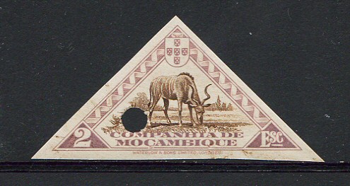 1937 - Afinsa nº 187. Motivos Locais. PROVA NÃO DENTEADA de 2 esc. COM CENTRO. Com goma original. Em boas condições.