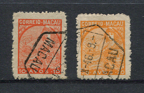 1945 - Afinsa nº 325/326. Padrões. Série completa USADA. Em boas condições.