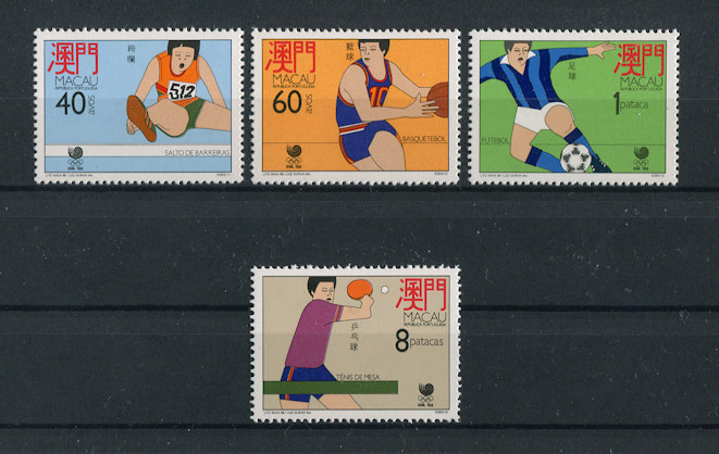 1988 - Afinsa nº 575/578. Jogos Olimpicos de Seoul. Série completa nova SEM CHARNEIRA (**) e com goma original. Em boas condições.