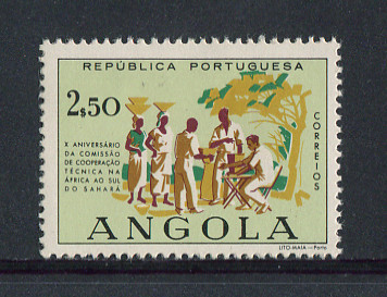 1960 - Afinsa nº 411. Comissão na Africa do Sul. Selo de 2$50 novo SEM CHARNEIRA (**) e com goma original. Em boas condições.