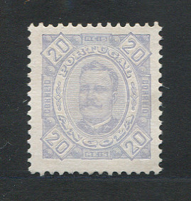 1893 - Afinsa nº 28. D. Carlos I. Selo de 20r novo sem goma. Em boas condições.