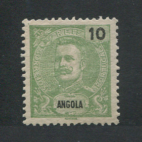 1898 - Afinsa nº 40. D. Carlos I. Selo de 10r novo sem goma. Em boas condições.