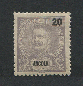 1898 - Afinsa nº 42. D. Carlos I. Selo de 20r novo, sem goma. Em boas condições.