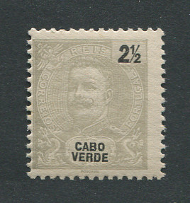 1898 - Afinsa nº 37. D. Carlos I. Selo de 2 1/2 reis novo SEM CHARNEIRA (**) e com goma original. Em boas condições.