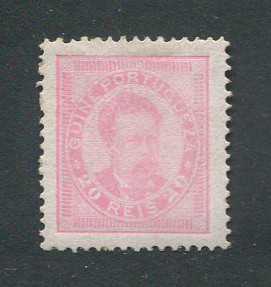 1886 - Afinsa nº 26. D. Luis I. Selo de 20 reis novo COM CHARNEIRA (*) e goma original. Em boas condições.