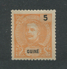 1898 - Afinsa nº 48. D. Carlos I. Selo de 5r novo sem goma. Em boas condições.