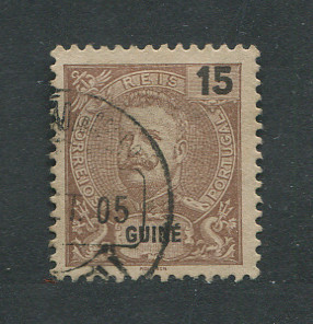 1898 - Afinsa nº 50. D. Carlos I. Selo de 15r usado. Em boas condições.