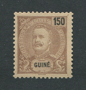 1898 - Afinsa nº 57. D. Carlos I. Selo de 150r novo sem goma. Em boas condições.