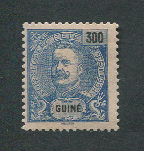 1898 - Afinsa nº 59. D. Carlos I. Selo de 300r novo sem goma. Em boas condições.
