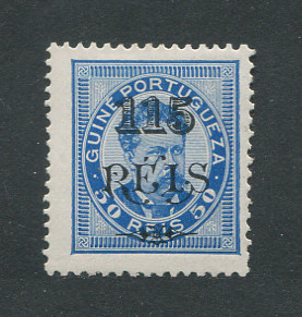 1902 - Afinsa nº 66. D. Luis I com sobretaxa. Selo de 115r/50r novo COM CHARNEIRA (*) e goma original. Em boas condições.