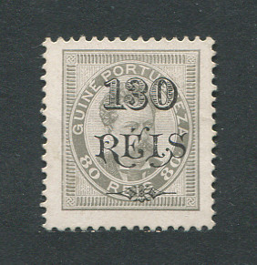1902 - Afinsa nº 68. D. Luis I com sobretaxa. Selo de 130r/80r novo sem goma. Denteado 12 1/2. Em boas condições.