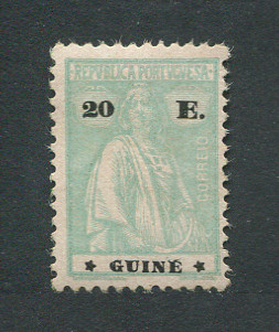 1925 - Afinsa nº 200. Ceres, novas cores e valores. Selo de 20E novo sem goma. ESTRELAS: III-IV (posição normal). Em boas condições.