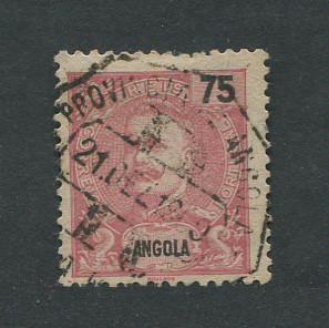 1898 - Afinsa nº 45. D. Carlos I. Selo de 75r usado. Em boas condições.