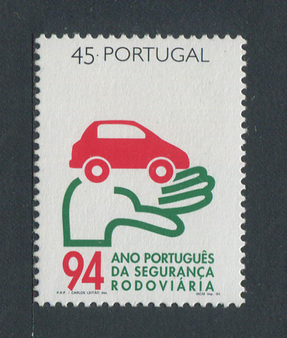 1994 - Afinsa nº 2229. Ano Português da Segurança Rodoviária. Série nova sem charneira. Goma Original. Em boas condições.