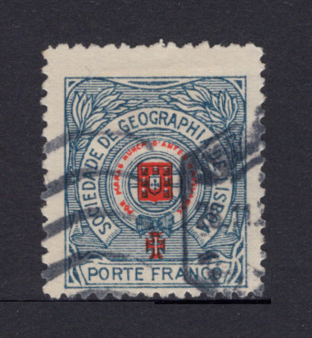 Soc. Geografia - 1934 - Afinsa nº 17. Selo USADO. Em boas condições.