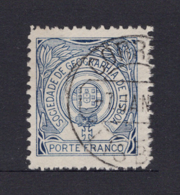 Soc. Geografia - 1935 - Afinsa nº 18A. Variedade - Cruz sobre FUNDO BRANCO. Selo USADO. Em boas condições.