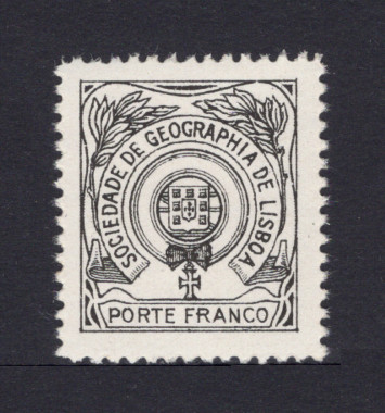 Soc. Geografia - PROVA DENTEADA - A preto e branco. Nova SEM CHARNEIRA (**). Em boas condições.