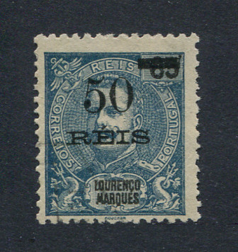 1905 - Afinsa nº 77. D. Carlos com sobretaxa. Selo de 50r/65r usado. Em boas condições.