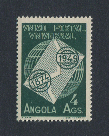 1949 - Afinsa nº 320. UPU. Selo de 4a novo SEM CHARNEIRA (**) e com goma original. Em boas condições.