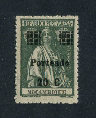 1924 - Porteado nº 49a. Ceres com sobretaxa. Selo de 20c/30c novo, COM CHARNEIRA (*) e goma original. Denteado 15x14. Em boas condições.